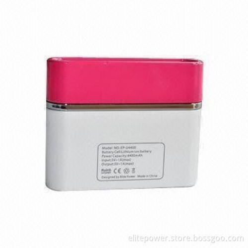 Power Bank/Power Pack/Charger for iPhone, iPad, Tablet, iPod, Samsung/HTC, 5,200mAh High Capacity